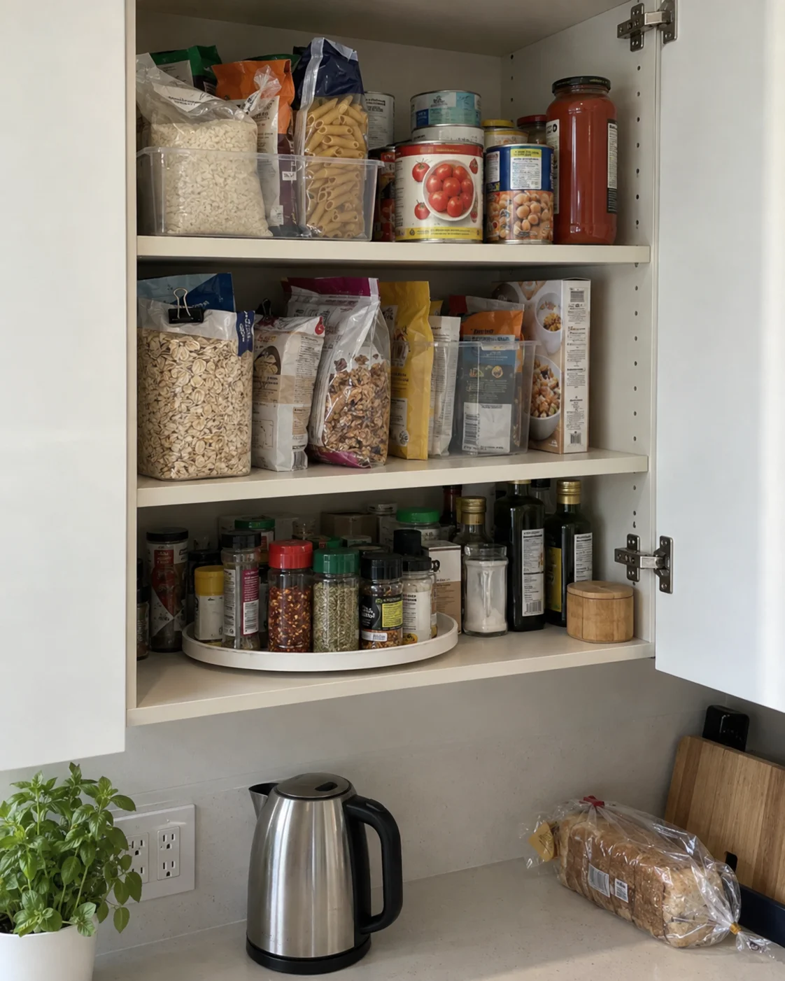 AI reference: pantry groceries